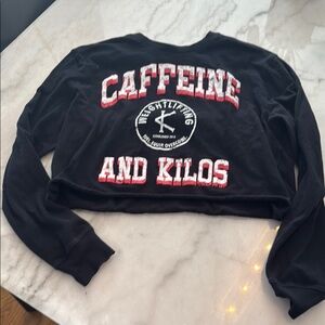 Black Caffeine and Kilos Sweatshirt